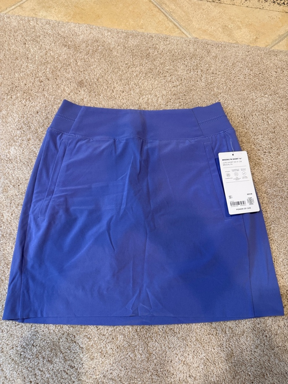 Women’s Athleta Brooklyn Skort size 0 Blue Purple
